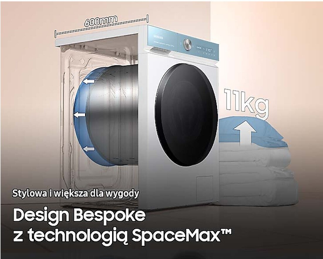 Pralka SAMSUNG Bespoke WW11BB944DGM/S6