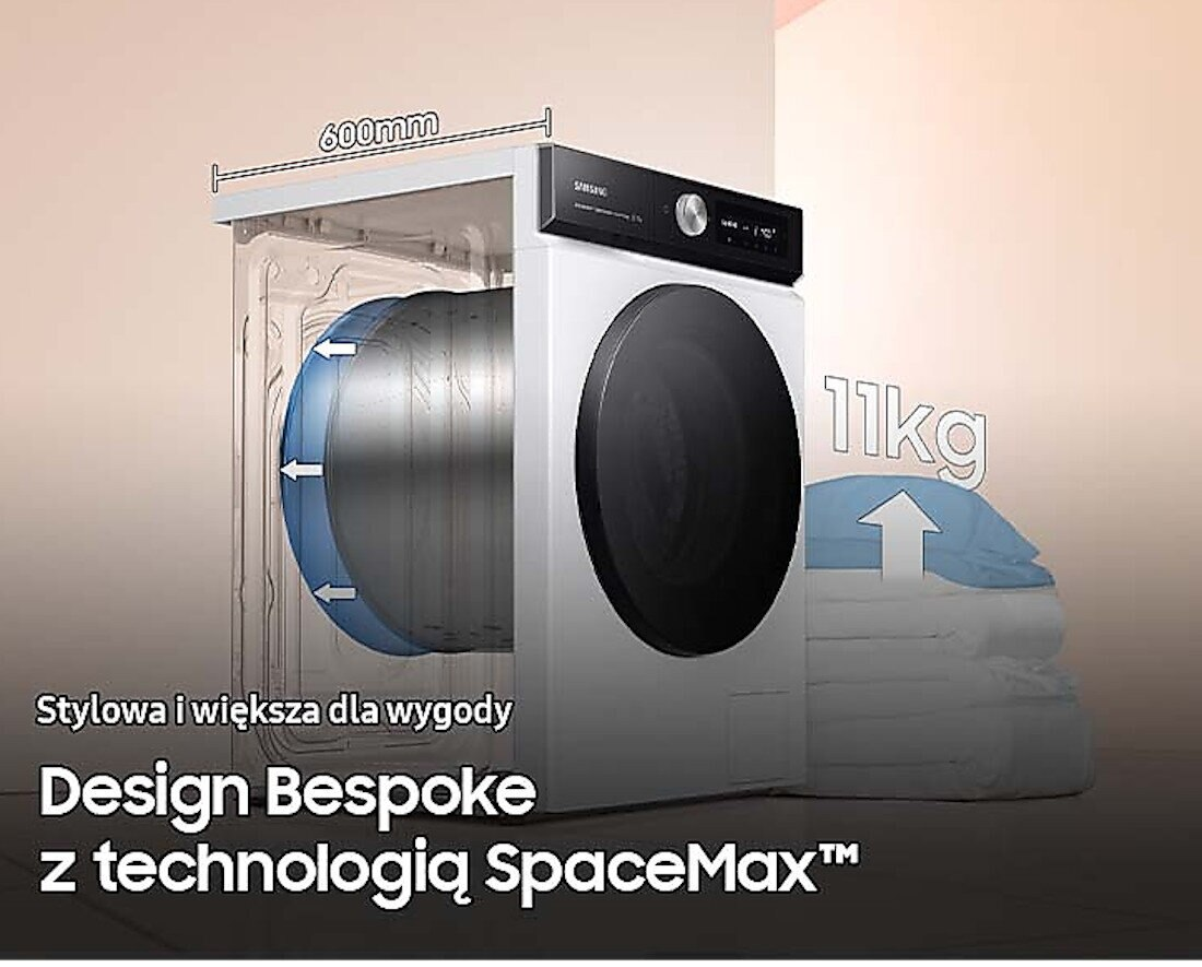 Pralka SAMSUNG Bespoke WW11BB744DGE/S6