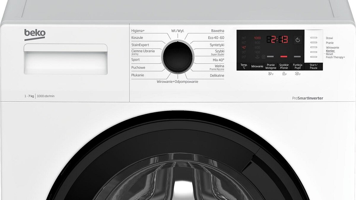 Pralka BEKO WUE7512WPBE