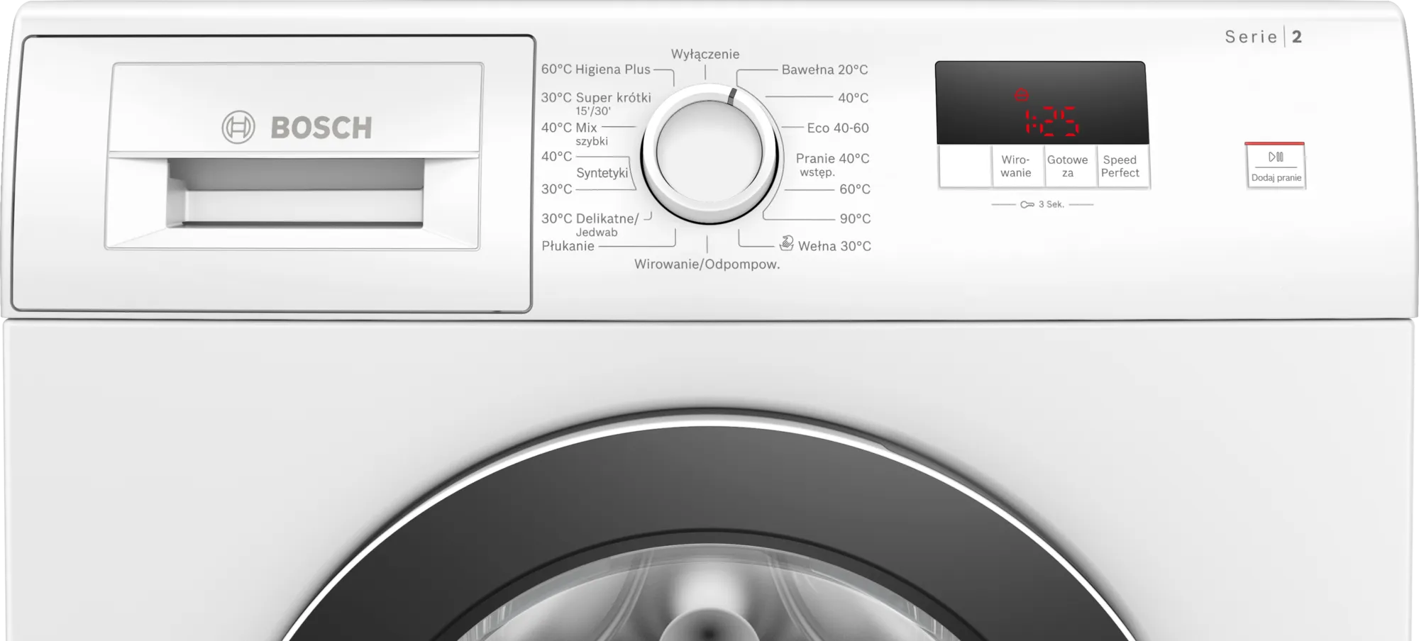 Pralka BOSCH WAJ2407SPL Serie 2