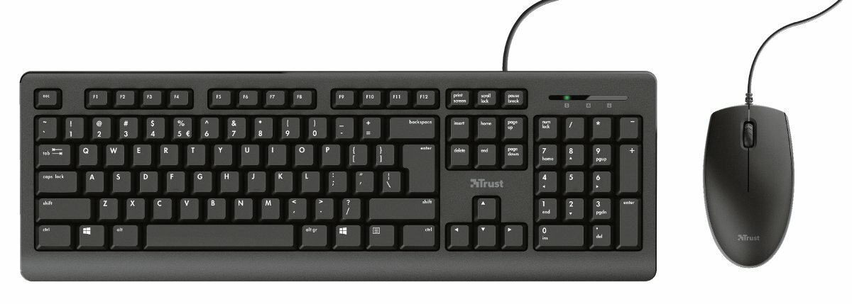 Zestaw klawiatura+mysz TRUST Primo RU