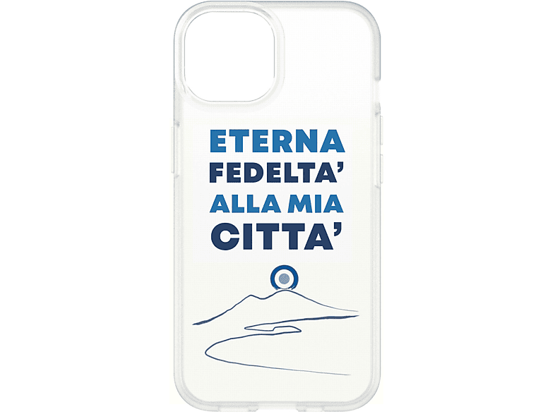 CELLY CASE NAPOLIMIACITTA' IP13 COVER per Apple iPhone 13, Transparente