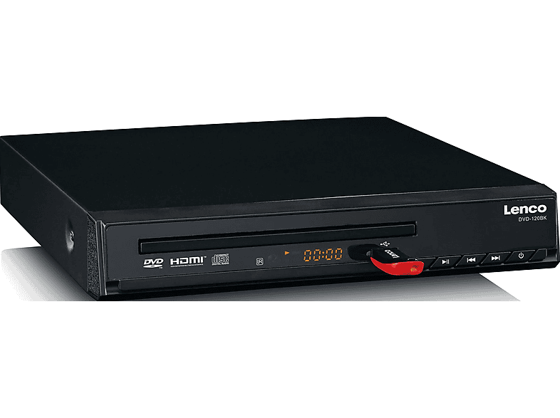 LENCO DVD-120BK DVD Player mit HDMI und Scart - Display - Fernbedienung; DVD-Player — Foto 2 von 5