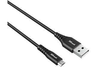 TRUST Ndura USB-microUSB adatkábel, 1 méter, fekete (23567)