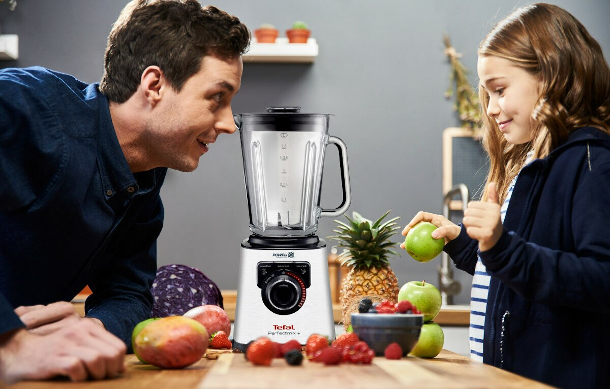 Koktajler TEFAL Perfect Mix BL8111 biało-czarny