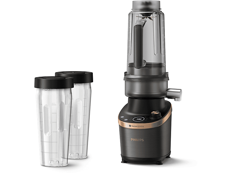 Wielofunkcyjny koktajler z funkcją sokowirówki PHILIPS HR3770/10 blender kielichowy Flip&Juice – zdjęcie 3