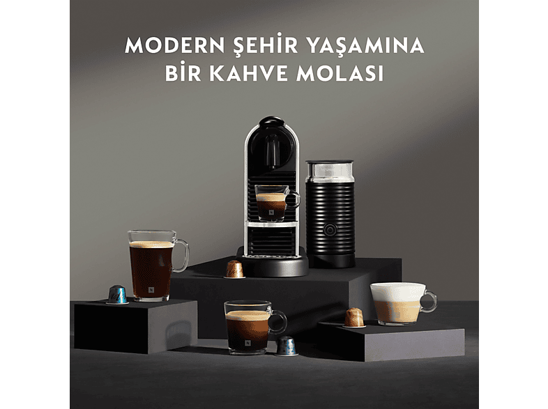 NESPRESSO D145 Citiz Platinum Bundle Kapsüllü Kahve Makinesi