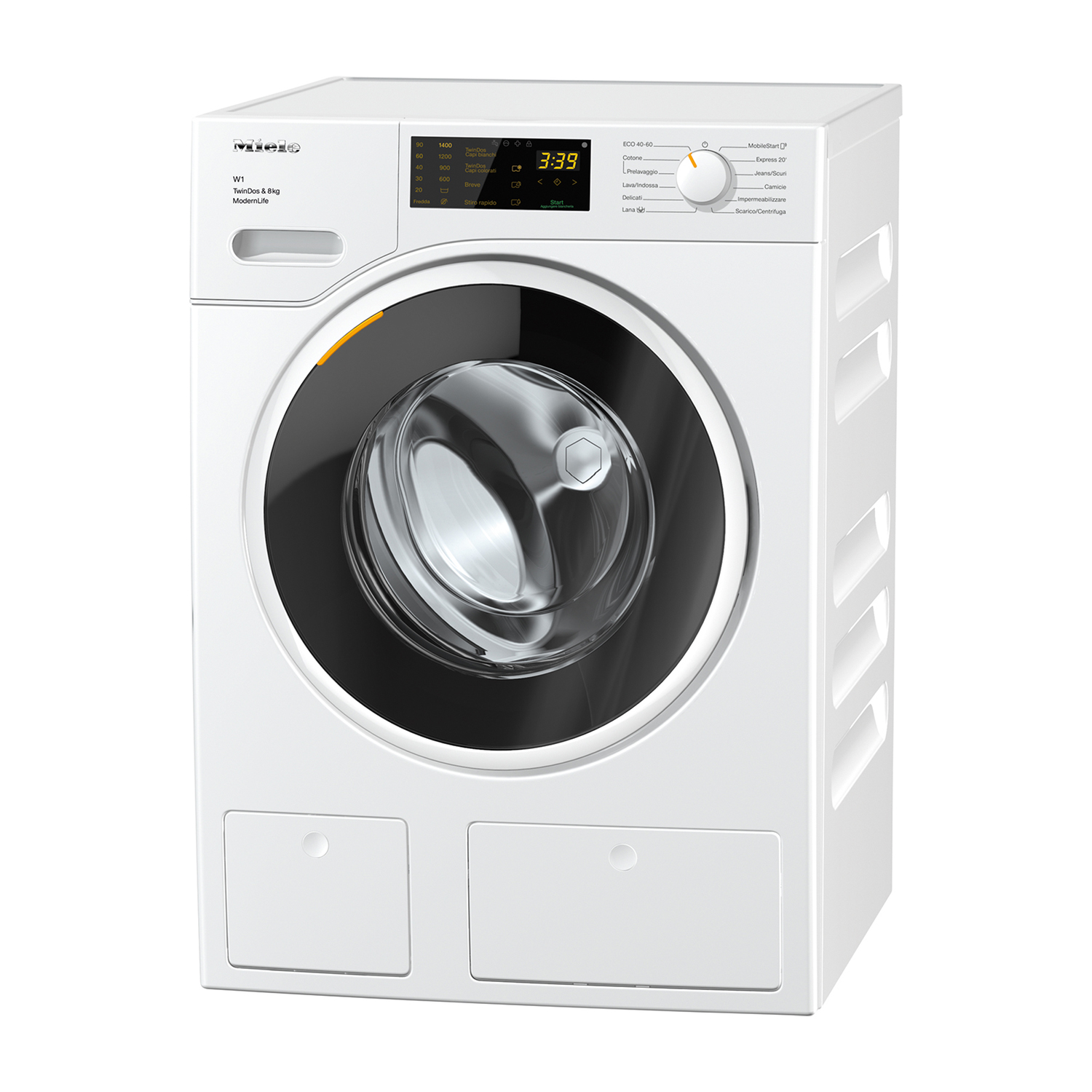 Miele WWD 660 WCS TD Lavatrice, Caricamento frontale, 8 kg, 64,3 cm, Classe A