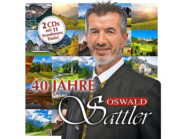 Oswald Sattler - 40 Jahre  - (CD) | Schlager & Volksmusik CDs