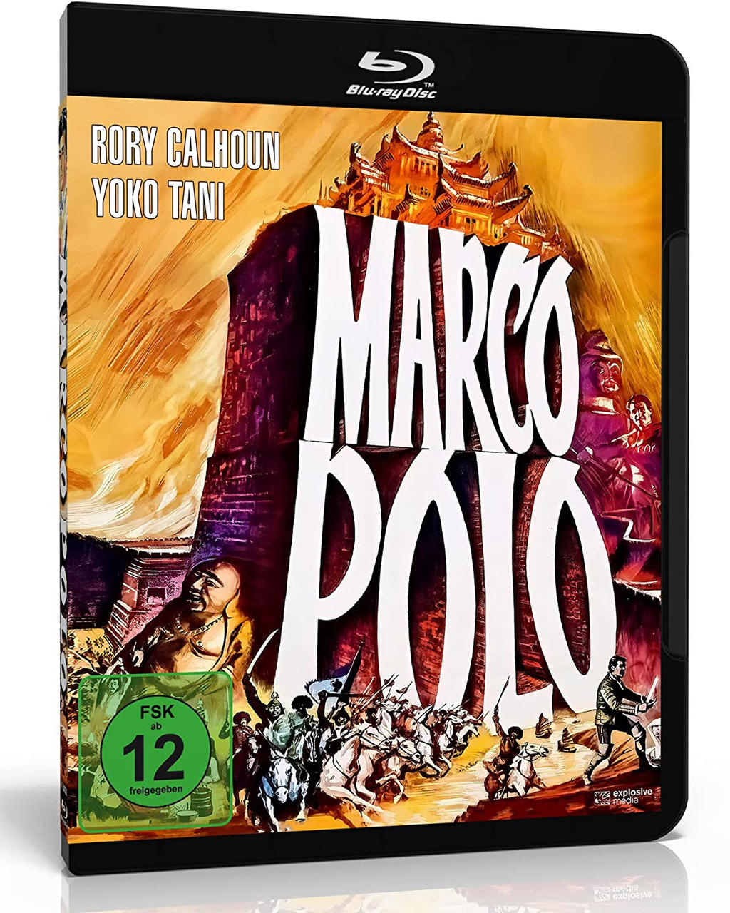 Eine Blu-ray Disc-Hülle mit Filmtitel und Schauspielern auf dem Cover.