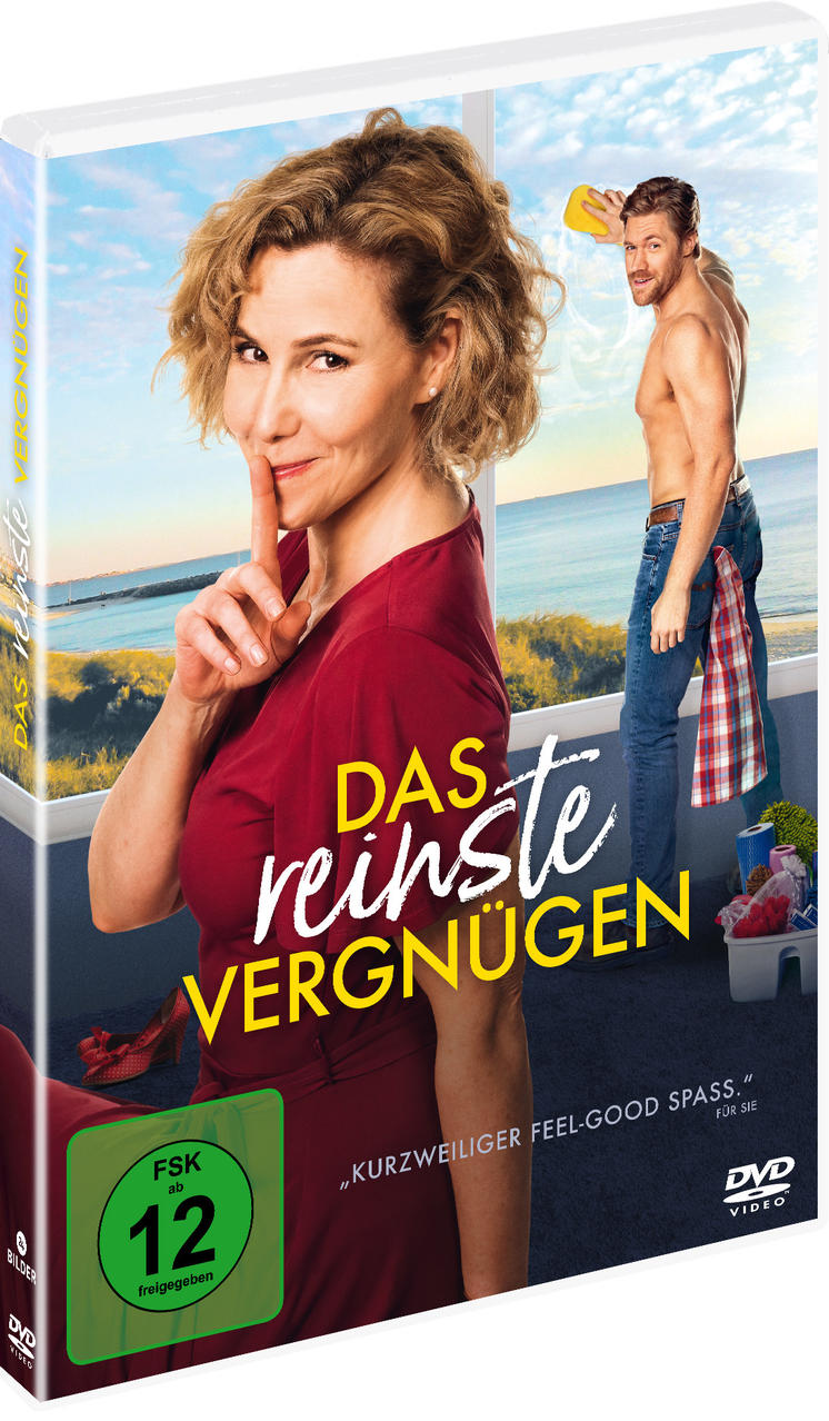 DVD-Hülle mit einer Frau und einem Mann auf dem Cover. Weißer Hintergrund.