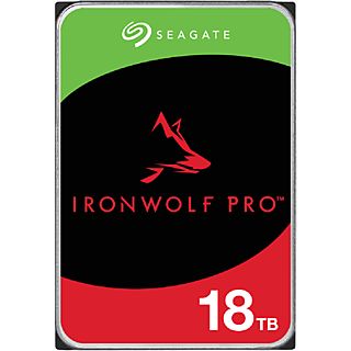 SEAGATE IronWolf Pro - Festplatte (HDD, 18 TB, Silber/Schwarz)