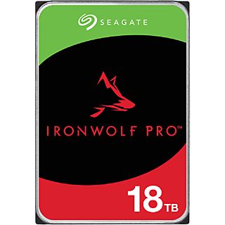 SEAGATE IronWolf Pro - Disque dur (HDD, 18 To, argent/noir)