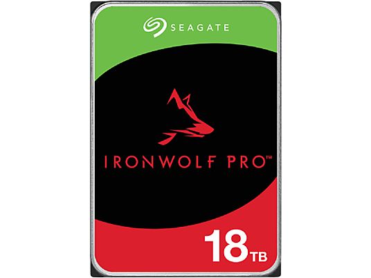 SEAGATE IronWolf Pro - Disque dur (HDD, 18 To, argent/noir)