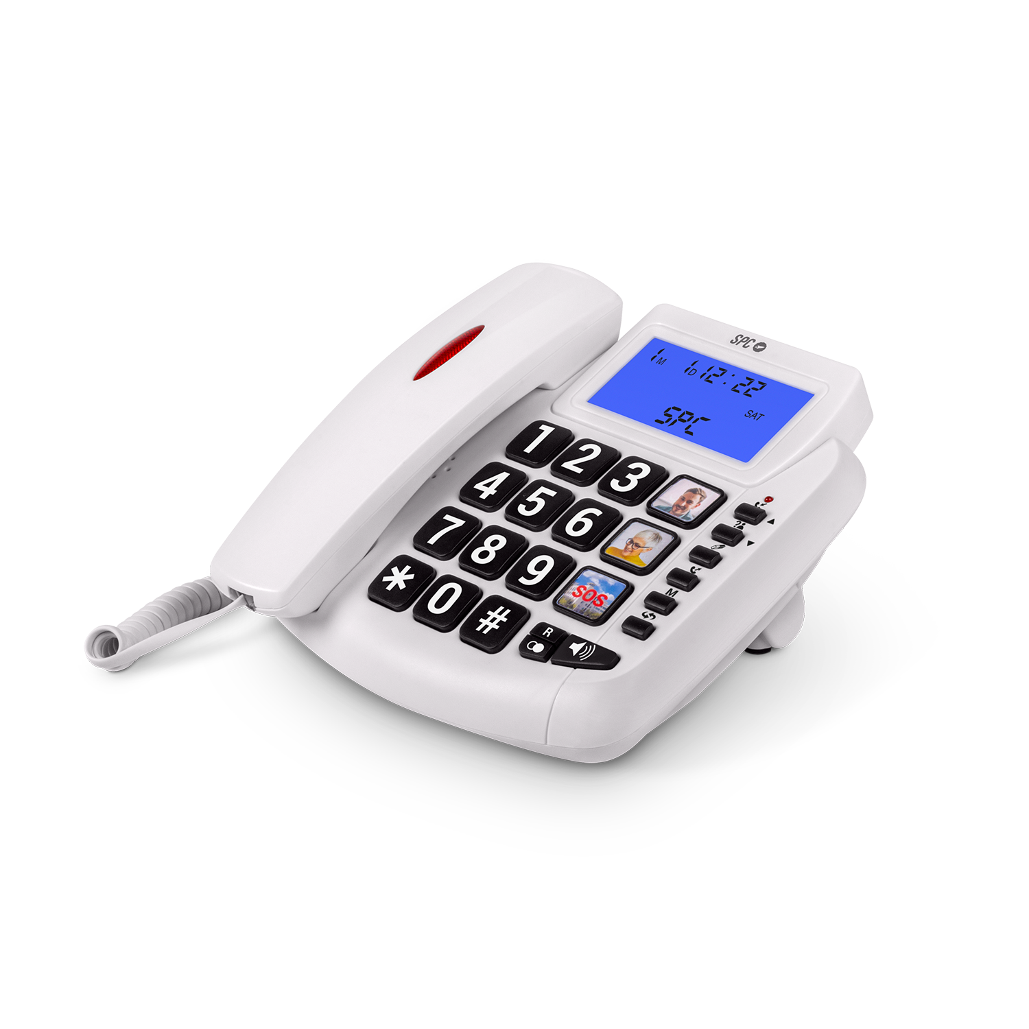 Teléfono | SPC Telecom Comfort Volume 2, Análogo, Luz timbre, Teclas ...