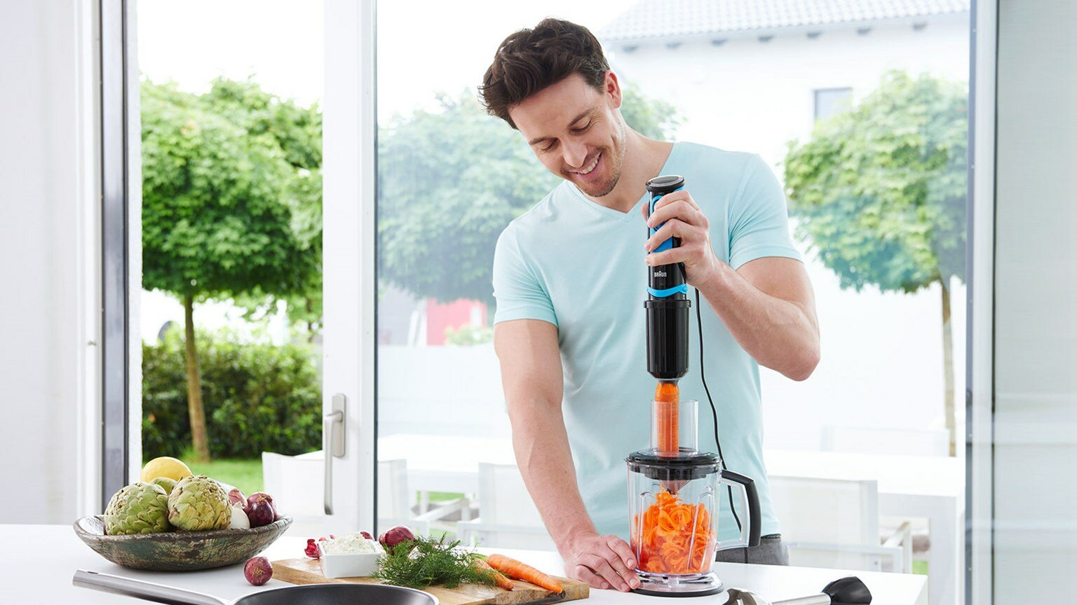 Blender BRAUN MQ 5064 BK/BL Shape MultiQuick 5 Vario Fit