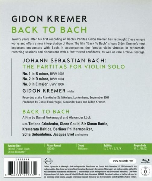 Gidon Kremer - Back - to (Blu-ray) Bach