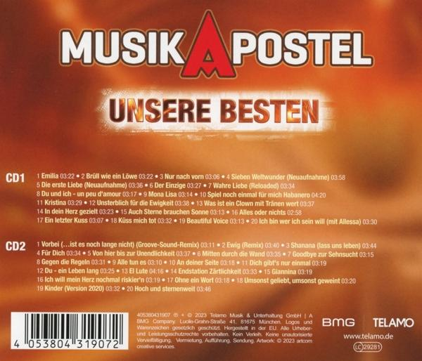 CD-Cover mit deutschem Text und Titelliste.