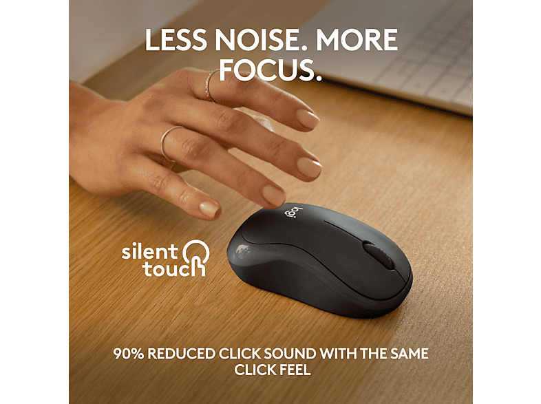 LOGITECH M240 Silent Kabellose Maus, Bluetooth, Grafit — Foto 4 von 5