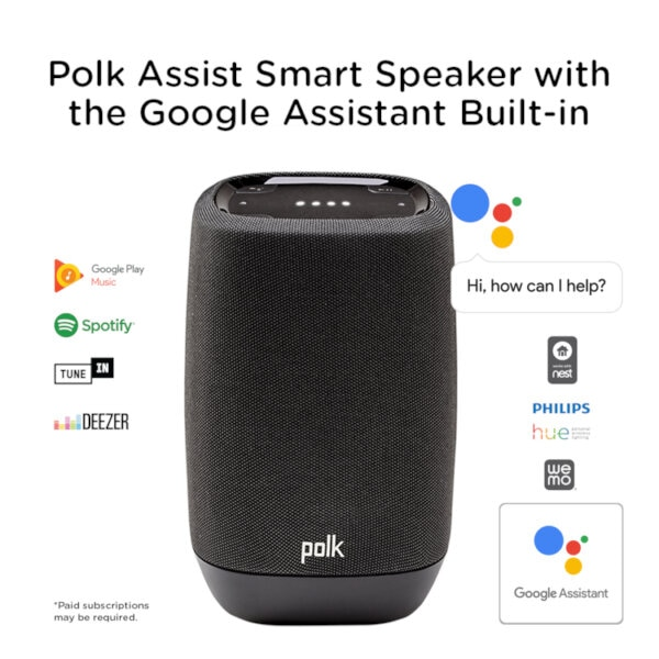 Głośnik sieciowy POLK AUDIO Assist Czarny