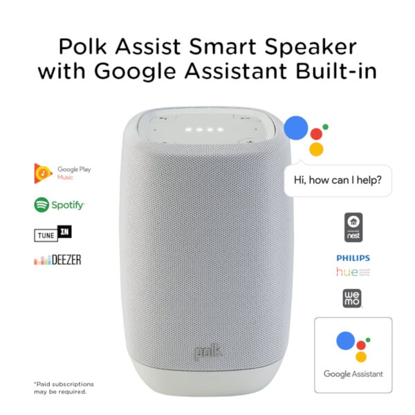 Głośnik sieciowy POLK AUDIO Assist Szary