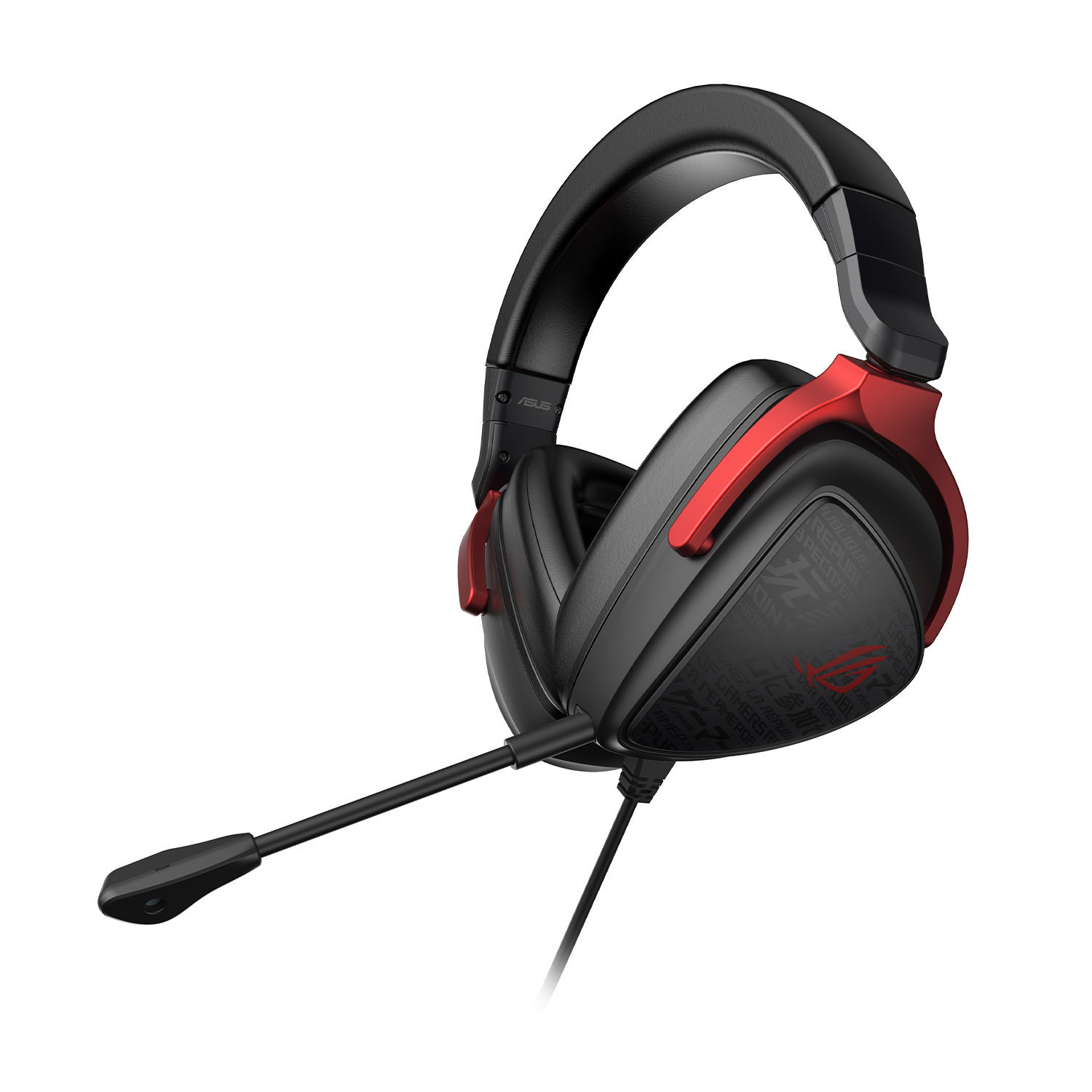 Asus ROG Delta S Core Cuffie Gaming, Nero/Rosso