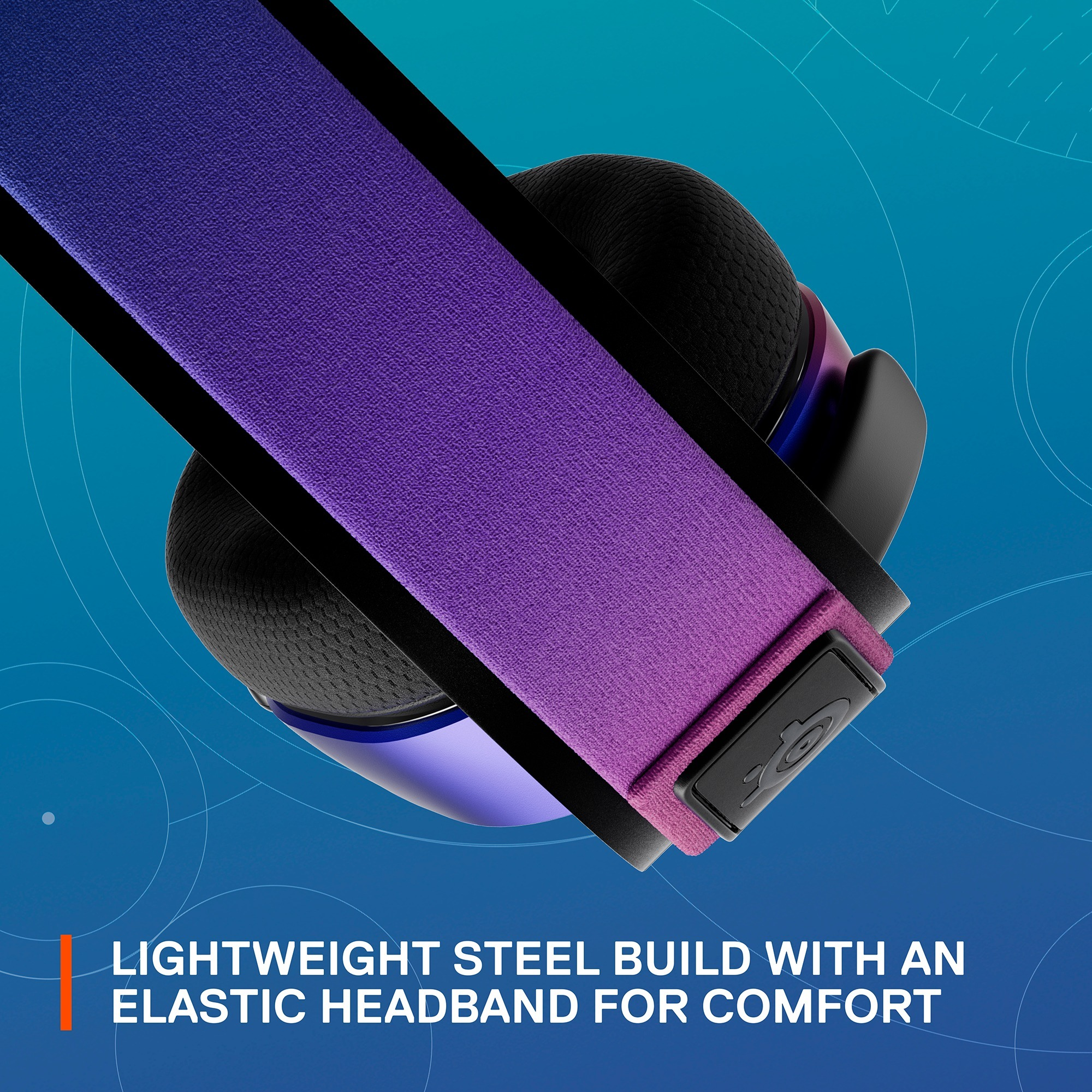 Auriculares gaming - Steel Series Arctis 7+ Destiny 2, Inalámbrico, Quantum 2.0 de 2,4 GHz, Lila y negro