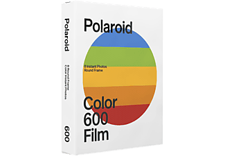 POLAROID Color 600 Film - Round Frame Edition - Film instantané (Blanc)