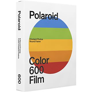 POLAROID Color 600 Film - Round Frame Edition - Film instantané (Blanc)