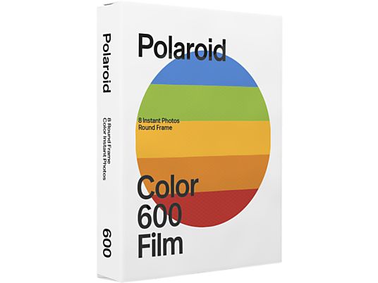 POLAROID Color 600 Film - Round Frame Edition - Sofortbildfilm (Weiss)