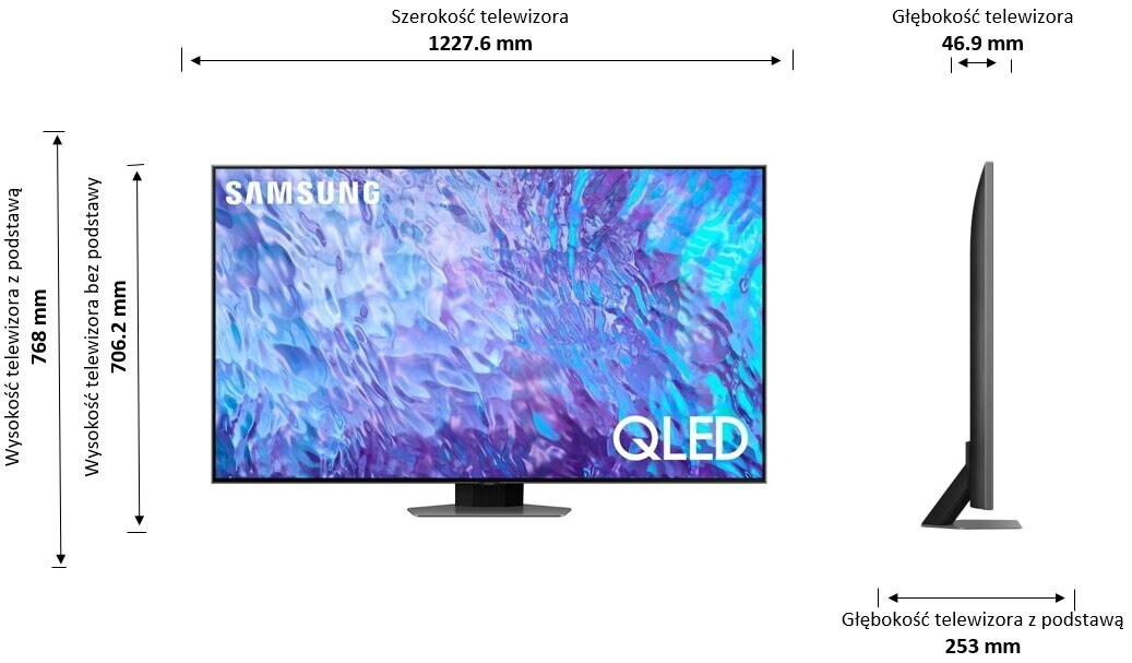 Telewizor SAMSUNG QE55Q80CAT