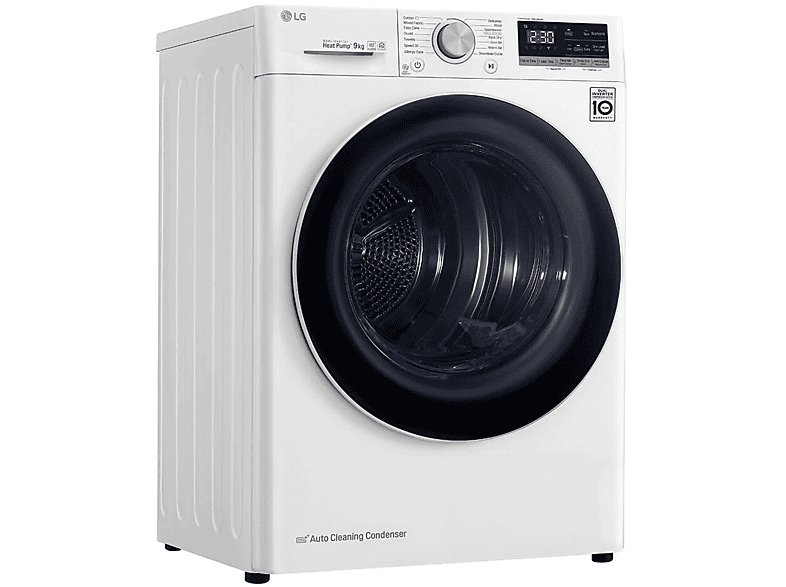 Suszarka LG | 9kg | ThinQ | Programy antyalergiczne | DUAL Inverter Heat Pump™ | Automatyczne czyszczenie skraplacza  | RC90V9AV4N - RC90V9AV4N | LG PL – zdjęcie 3
