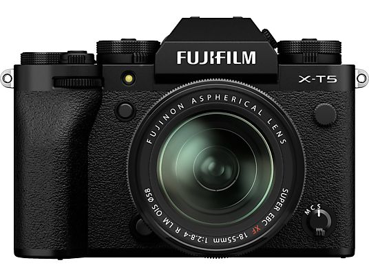 FUJIFILM X-T5 Body + FUJINON XF18-55mm F2.8-4 R LM OIS - Fotocamera Nero