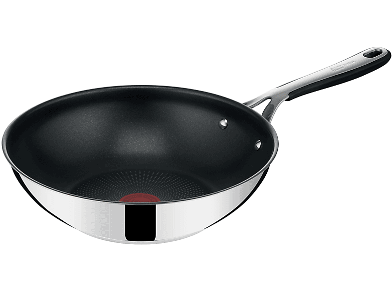 Tefal E31419 Jamie Oliver Kitchen Essentials Wokpfanne (Edelstahl, 28 cm)
