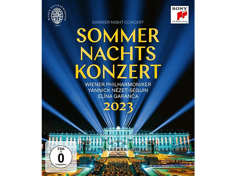 NIGHT SOMMERNACHTSKONZERT (Blu-ray) 2023 CONCERT Nezet-seguin SUMMER & / - - 20 Philharmoniker Yannick Wiener