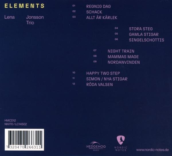 Lena Jonsson Trio - Elements  - (CD)