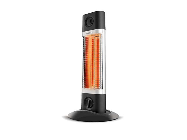 VEITO CH1200 LT 1200 W Ayaklı, Kademeli Karbon Isıtıcı Siyah_0