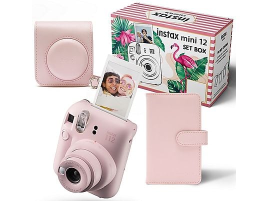 Aparat FUJIFILM Instax mini 12 Set Box (album + etui) Różowy