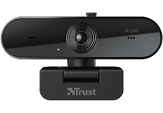 TRUST Taxon 2K QHD webkamera, auto fókusz, fekete (24228)