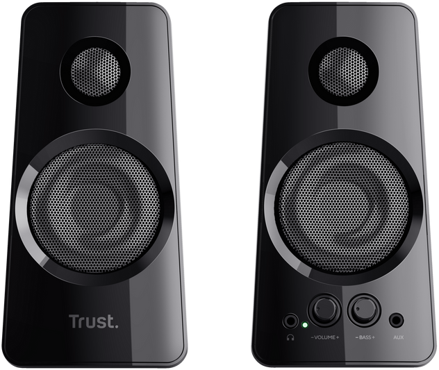 TRUST Tytan 2.0 sztereó hangszóró szett, 18W RMS, 3,5mm jack, fekete (21560)