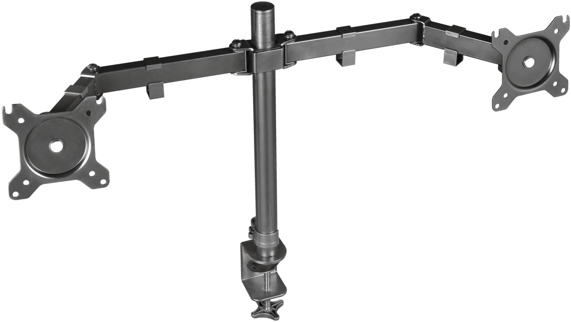 TRUST GXT 1120 Mara asztali monitortartó kar 2 monitorhoz, max 2x32", fekete (23941)