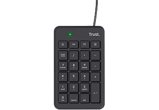 TRUST Xalas USB numerikus billentyűzet, fekete (22221)
