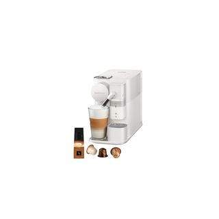 Cafetera de cápsulas - Nespresso® De'Longhi Lattissima One EN510.W, Sistema Thermoblock, 1450W, 19bar, 1 l, depósito leche, Apagado automático, Blanco