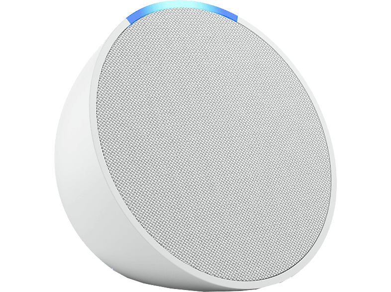 Altavoz inteligente - Amazon Echo Pop, Bluetooth con Alexa de sonido potente y compacto, Blanco