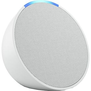 Altavoz inteligente - Amazon Echo Pop, Bluetooth con Alexa de sonido potente y compacto, Blanco