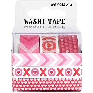 Accesorio cámara instantánea - Fujifilm Washi Tape Love, Pack 3, Decorativo