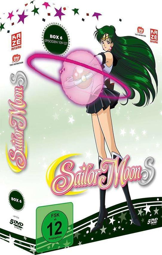 Sailor Moon S DVD-Box-Set mit einer Charakterillustration.