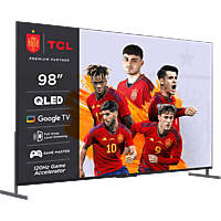 TV QLED 98" - TCL 98C735, Wifi, Google TV, Quad Core 4K HDR Pro, Smart TV, Dolby AC4, Dolby TrueHD, Negro