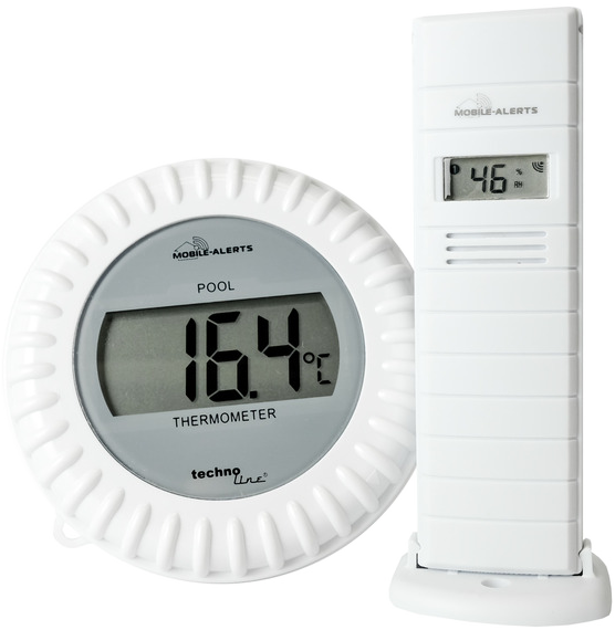 TECHNOLINE MA10700 hőmérséklet és légnedvesség érzékelő + medence érzékelő, Mobile Alerts