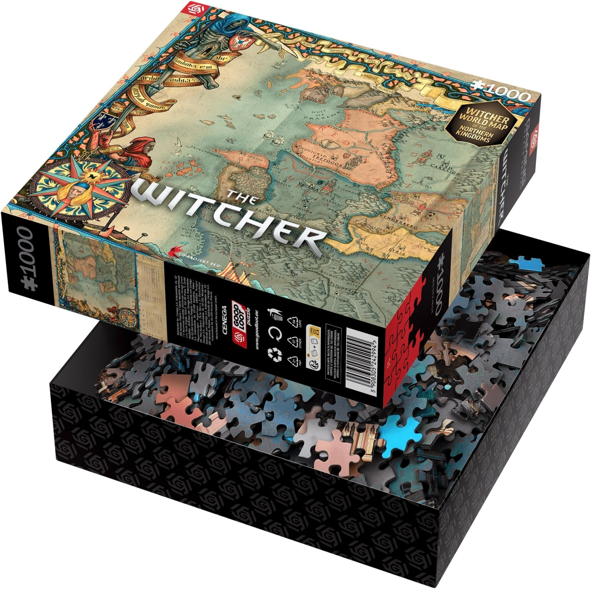 Puzzle GOOD LOOT Gaming Puzzle Wiedźmin 3 The Northern Kingdom (1000 elementów)